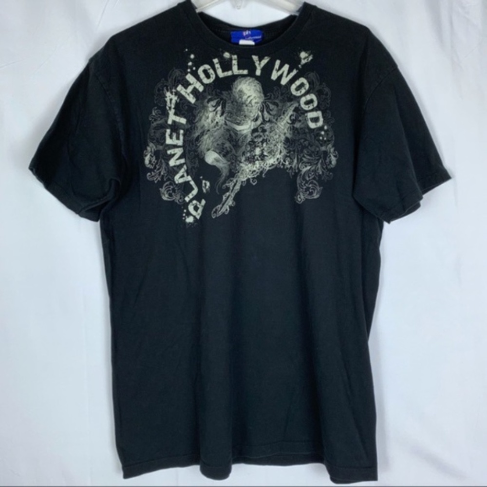 Planet Hollywood men's black graphic tee, XL